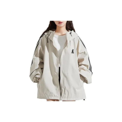 Tonlion Windproof Windbreaker Jacket Women's Sandy
