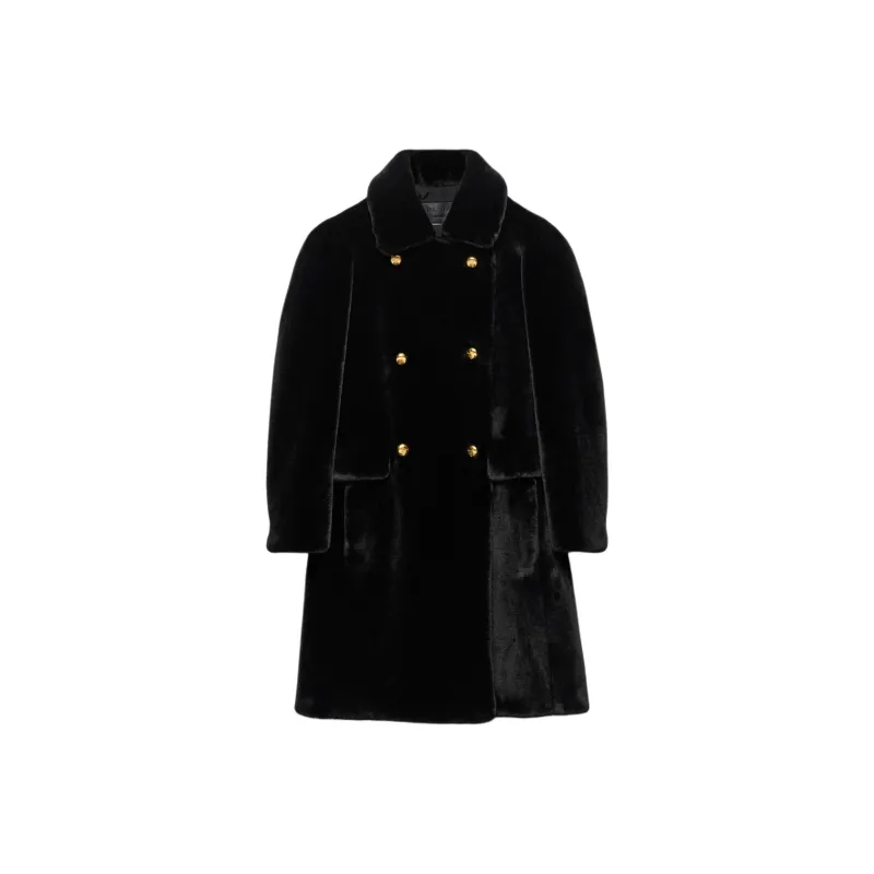 PRADA Double Breasted Long Coat-0