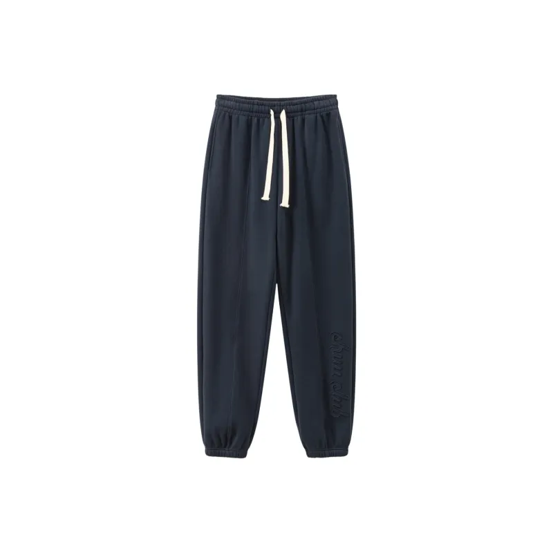 CHUU Casual Pants Women's Navy Blue-0