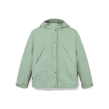 Timberland Outdoor Hiking Waterproof And Windproof Windbreaker Jacket Women's Green Bay Color