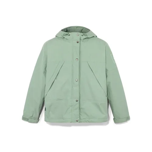 Timberland Outdoor Hiking Waterproof And Windproof Windbreaker Jacket Women's Green Bay Color