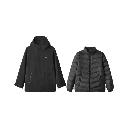 Skechers Water-Resistant Windproof Wear-Resistant Warm Windbreaker Jacket Women's Carbon Black
