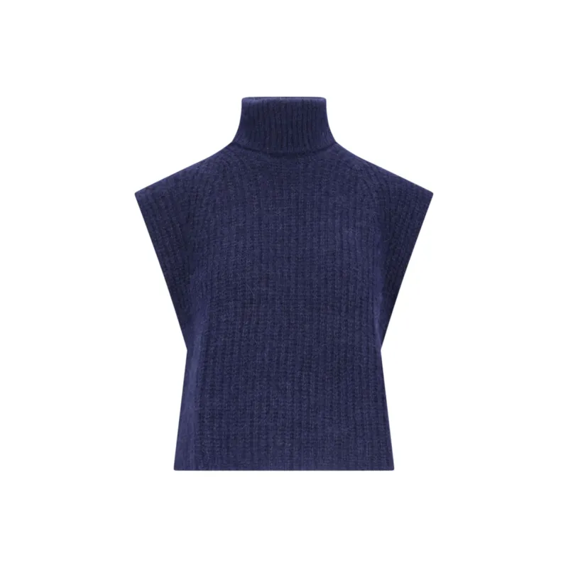 ISABEL MARANT Megan Turtleneck Knitted Vest-0