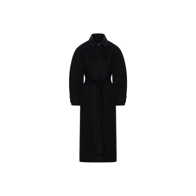 SportMax Button Detailed Belted Coat-0