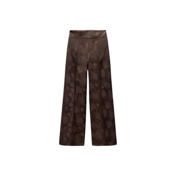 ZARA ZW Series Casual Pants Women's Brown