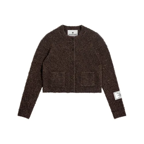 CALLED BACK Velvet feel Coat Women's Brown