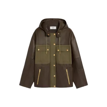 CELINE Parka In Soft Lambskin