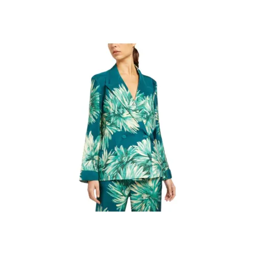 F.R.S For Restless Sleepers Business Suits Coats Women's Green