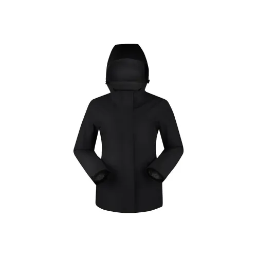 MOBI GARDEN Water Resistant Windproof Wear Resistant Rainproof Thickened Insulated Windbreaker Jacket Women's