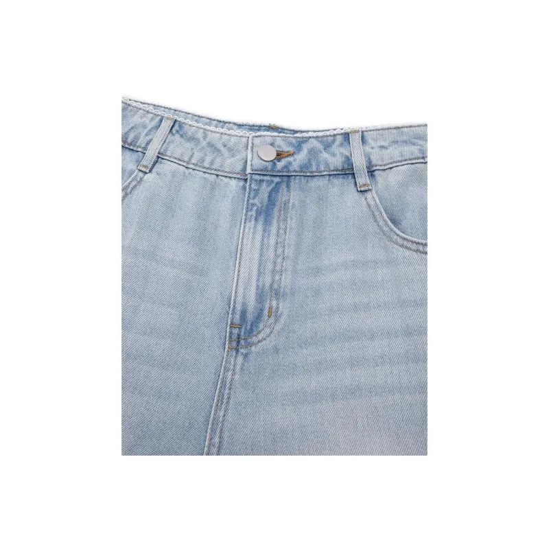 Love to serve Jeans Women's Denim Light Blue-3