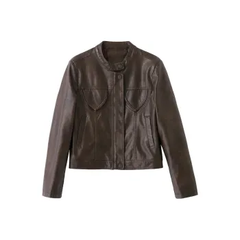 Yi Mengyuan Leather Jacket Women's