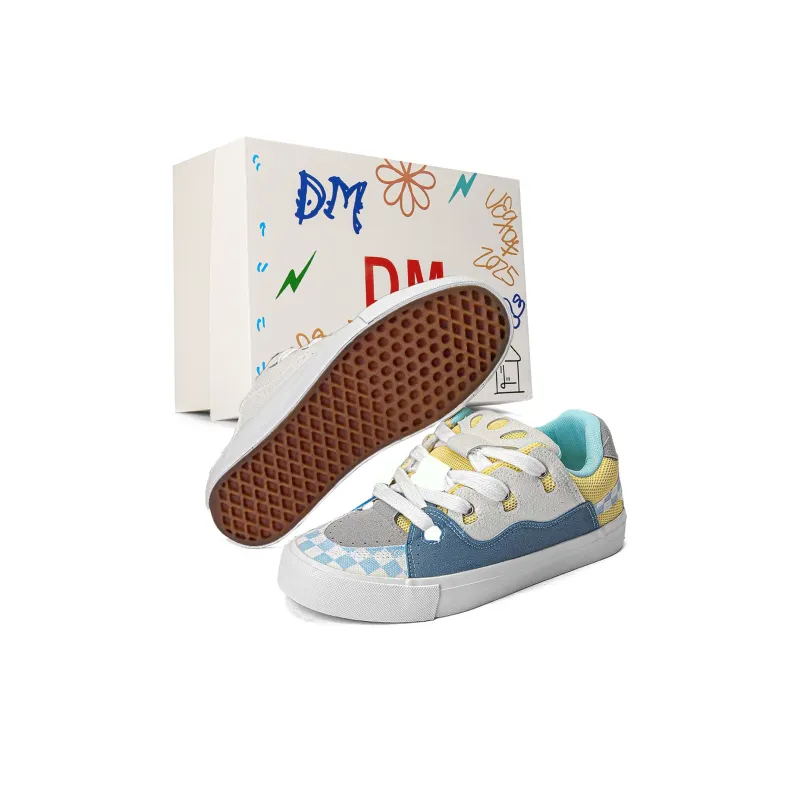 DM Low-Top Casual Shoes Unisex Mismatched-3