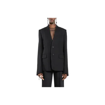 Ann Demeulemeester Business Suit Coat Women's Black