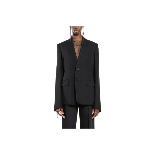 Ann Demeulemeester Business Suit Coat Women's Black