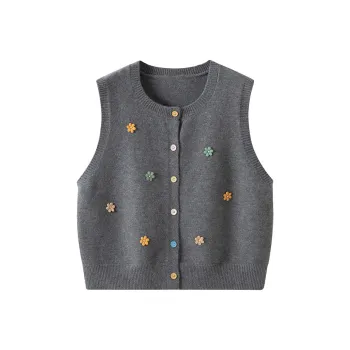 Korean style Vests Women's