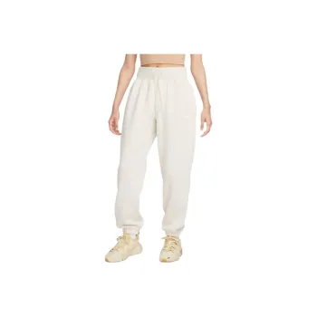 Nike Women's Phoenix Fleece High Waisted Oversized Sweatpants Light Orewood Brown/Sail