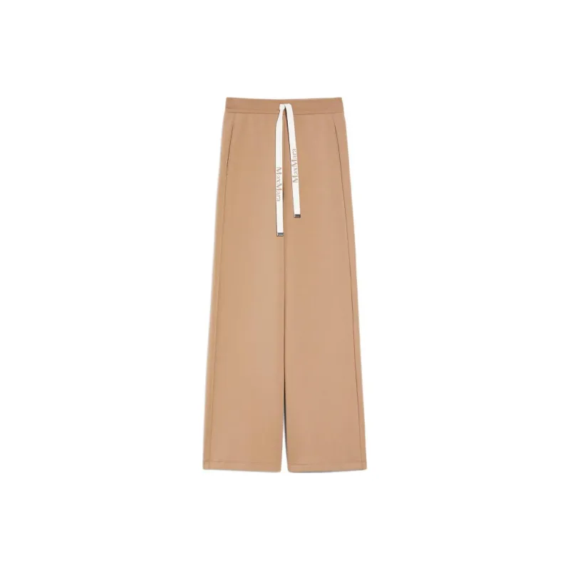 'S MAX MARA Bali Drawstring Wide Leg Trousers-0