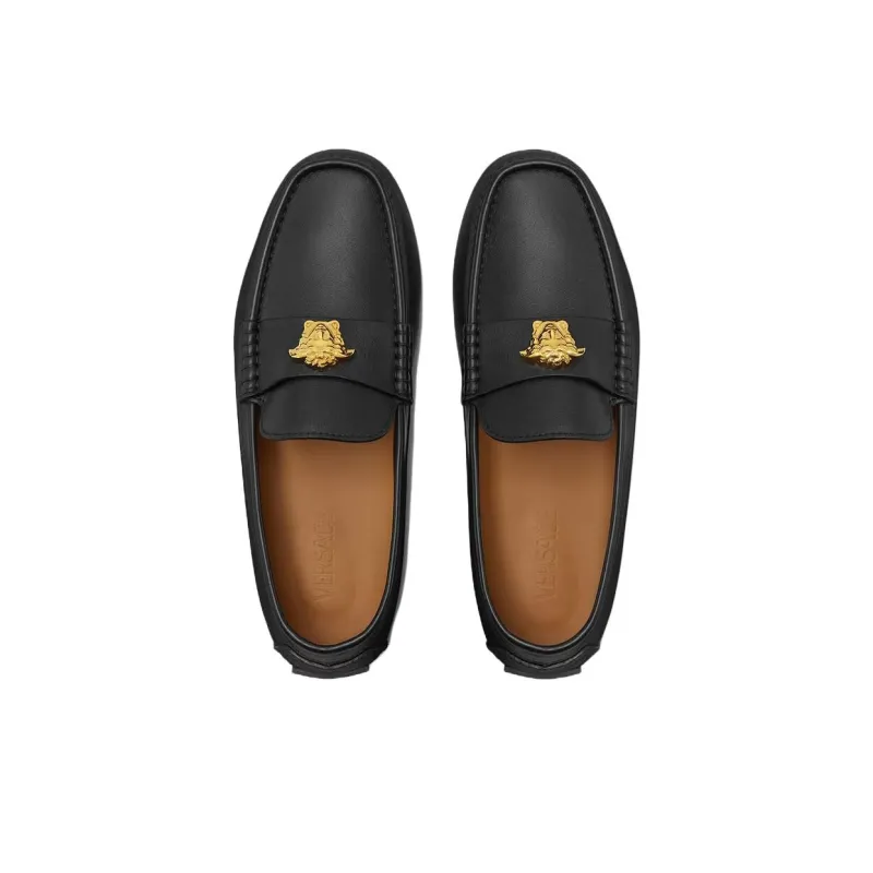 VERSACE La Medusa Casual Shoes Men's Black-3