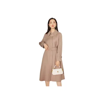 BBLLUUEE Trench Coat Women's Timber