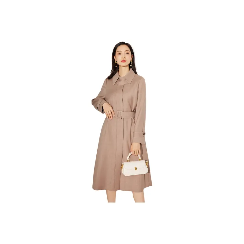 BBLLUUEE Trench Coat Women's Timber-0