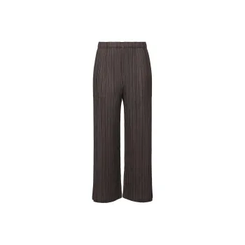 PLEATS PLEASE ISSEY MIYAKE FW24 Casual Pants Women's Black Brown