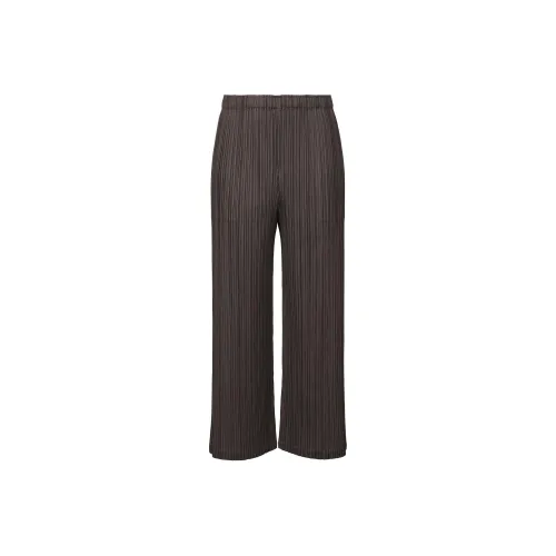 PLEATS PLEASE ISSEY MIYAKE FW24 Casual Pants Women's Black Brown