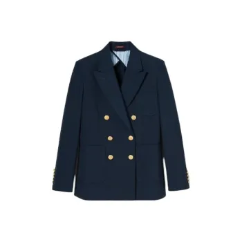 GUCCI Double Breasted Button Up Jacket