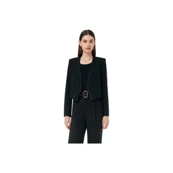 GOELIA Cropped Coat Women's Black