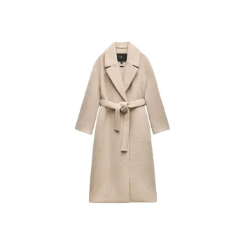 ZARA ZW Series Coats Women's Beige
