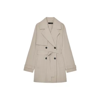 ZARA Trench Coats Women's Tan