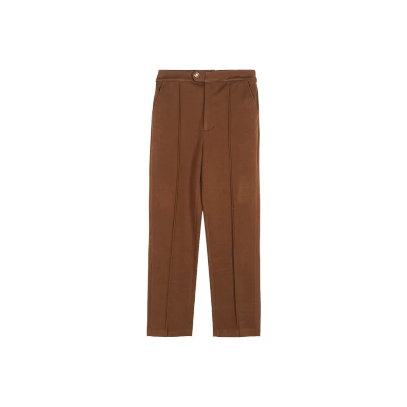 MISSSHINE Casual Pants Women's Brown-0