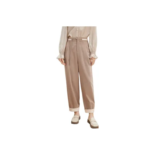 Fragment Casual Pants Women's Light Coffee