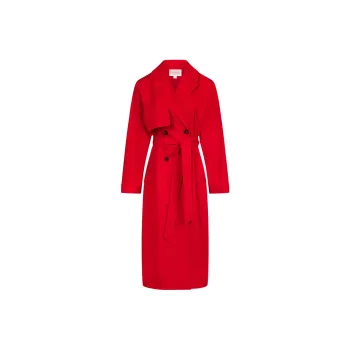 Rouje ARCHIBALD TRENCH COAT Trench Coat Women's Red