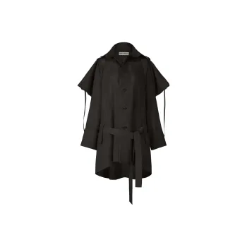ISSEY MIYAKE Coats Women's Black