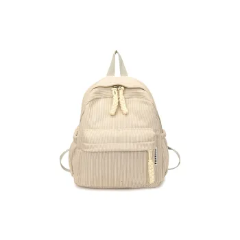 Yalu Corduroy Backpack Women's Black/Khaki/White/Green