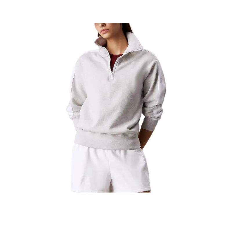 CALVIN KLEIN Sweatshirt Europe Version Women's Light Gray-0