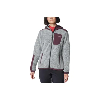 Columbia ARCTIC HOODED FLEECE Velvet-feel Coat Women's Gray