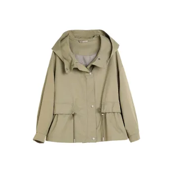 Hang Yi Court Trench Coat Women's Light Green