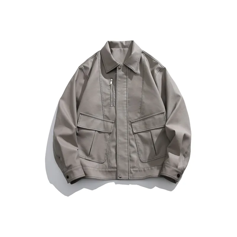KRISTALIA Leather Jacket Unisex-0