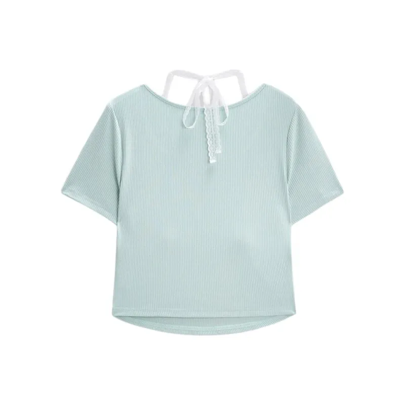 Love To Serve Regular T Shirt Women's Green-1