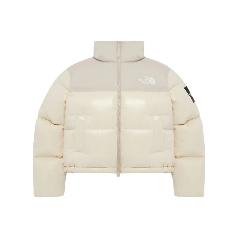 THE NORTH FACE Women's Novelty Nuptse Rds Down Jacket Cream-0