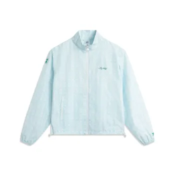 LiNing x Disney Trench Coat Women's Light Sky Blue All Over Print