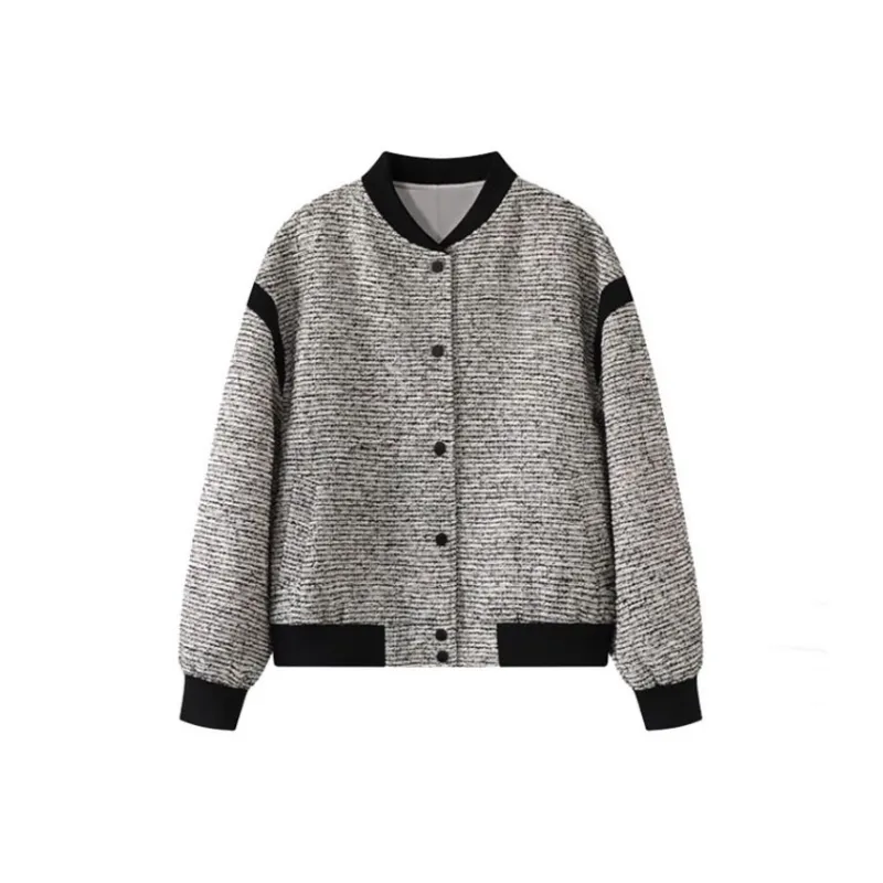 Manekniv Baseball Jacket Women's Gray-0