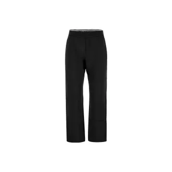 'S MAX MARA Logo Detailed Straight Leg Trousers