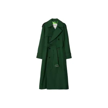 Burberry Long Silk Trench Coat