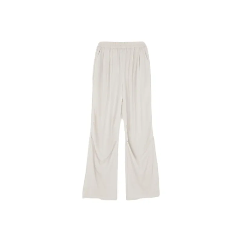Mo Han Yi Mei Casual Pants Women's Light Khaki Gray-0