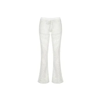 The Kript Casual Pants Women's White