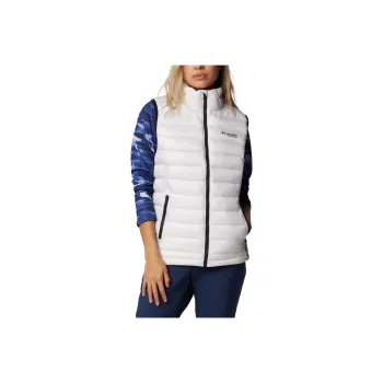 Columbia Omni-Heat Arctic Crest Titanium Omni-Shield Vest Women's White