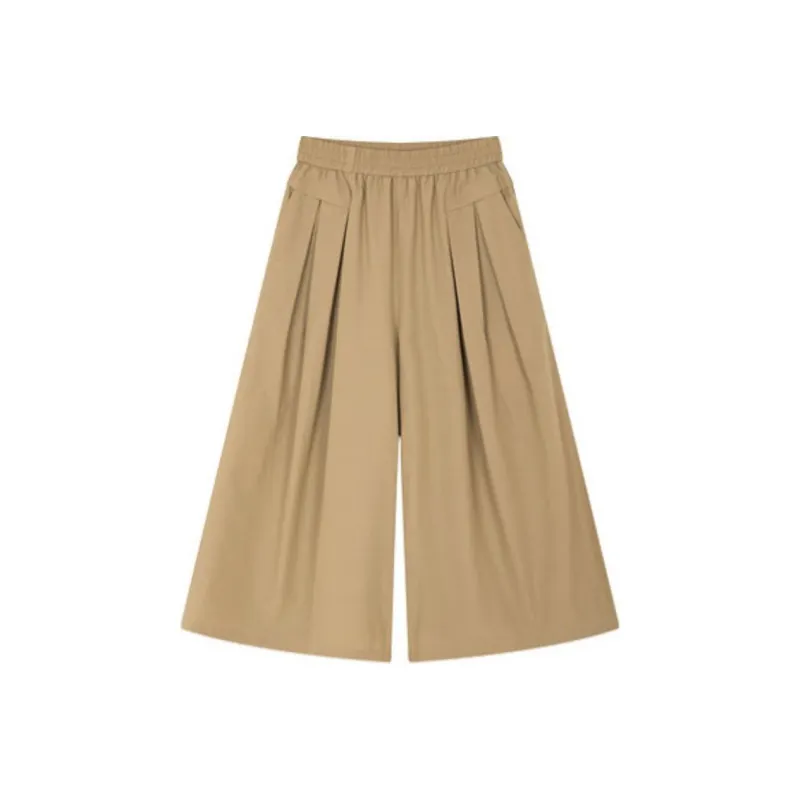 Mo Han Yi Mei Casual Pants Women's Khaki-0