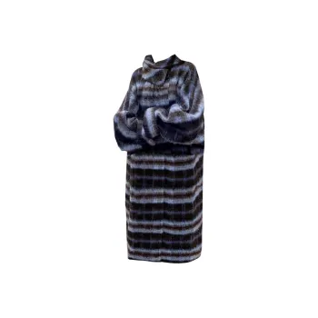 KENLY Velvet feel Coat Women's Plaid